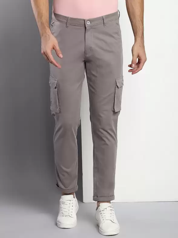 Men Tapered Fit Cargos Trousers - image 7