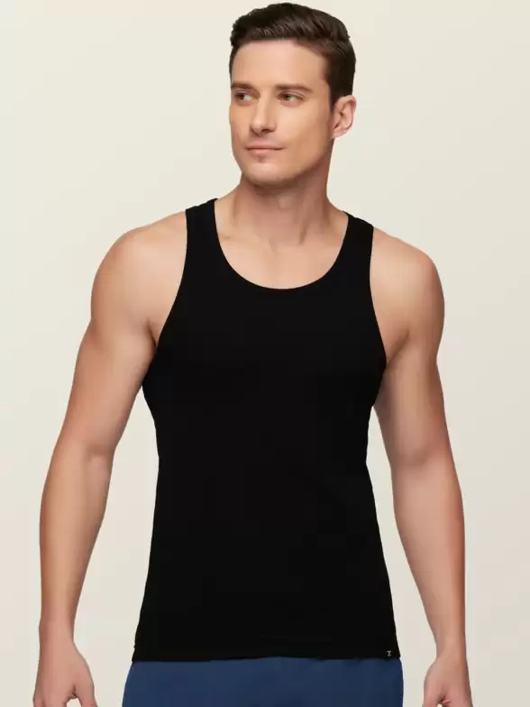 Men Solid Innerwear Vest - image 7
