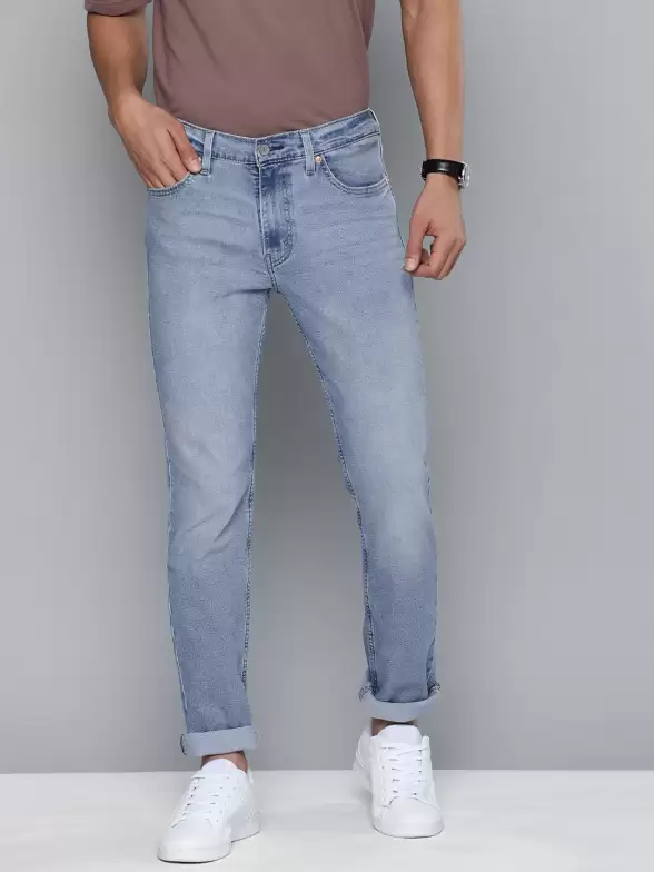 Men Slim Fit High-Rise Jeans - image 7