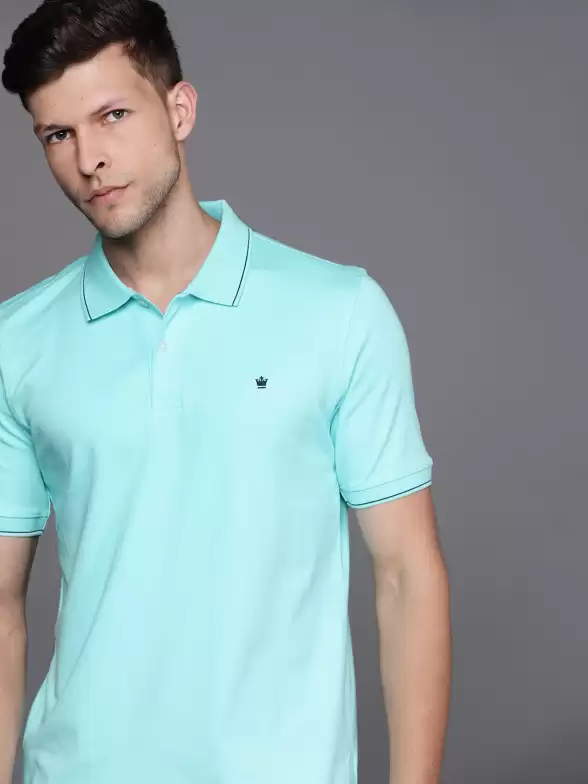 Men Polo Collar T-shirt - image 7
