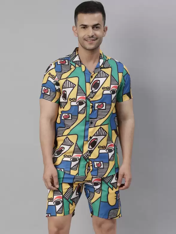 Men Printed Night Suit - image 7