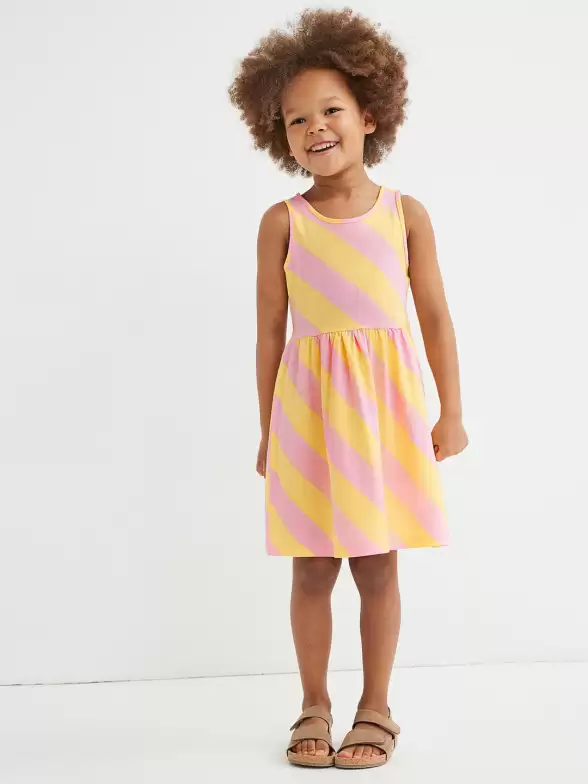Girls Cotton Jersey Dress - image 7