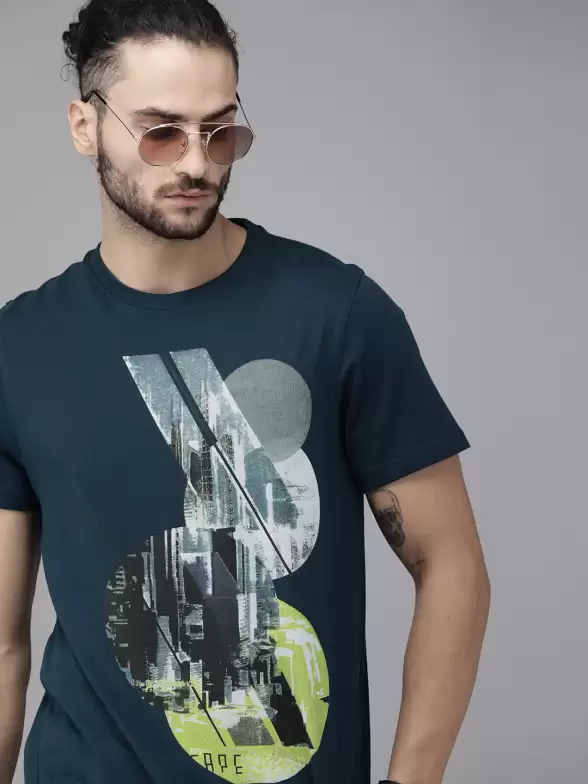 Graphic Printed Cotton Pure Cotton T-shirt - image 7