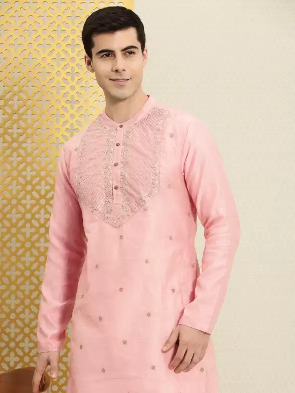 Men Yoke Design Jashn Kurta - image 7