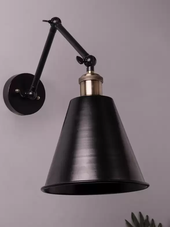 Solid Triple movement, Antique Gold Edison 360 Guard Shade Wall Lamp, Wall Lamps - image 7