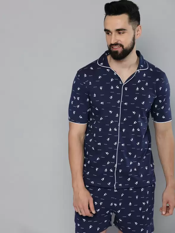 Men Printed Night Suit - image 7