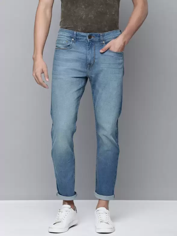 Men Slim Tapered Fit Jeans - image 7