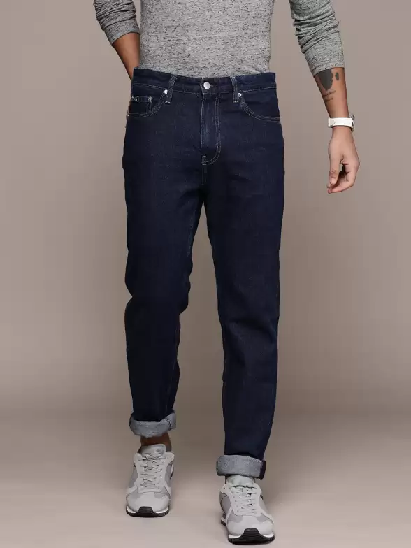 Men Tapered Fit Jeans - image 7