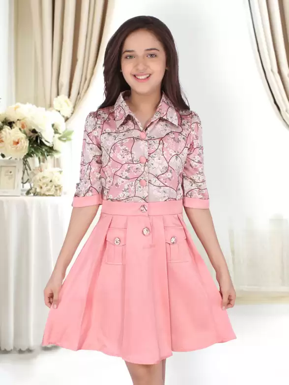 Floral Satin Dress - image 7
