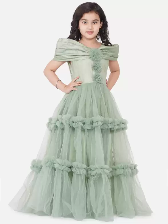 Embellished Net Maxi Dress - image 7