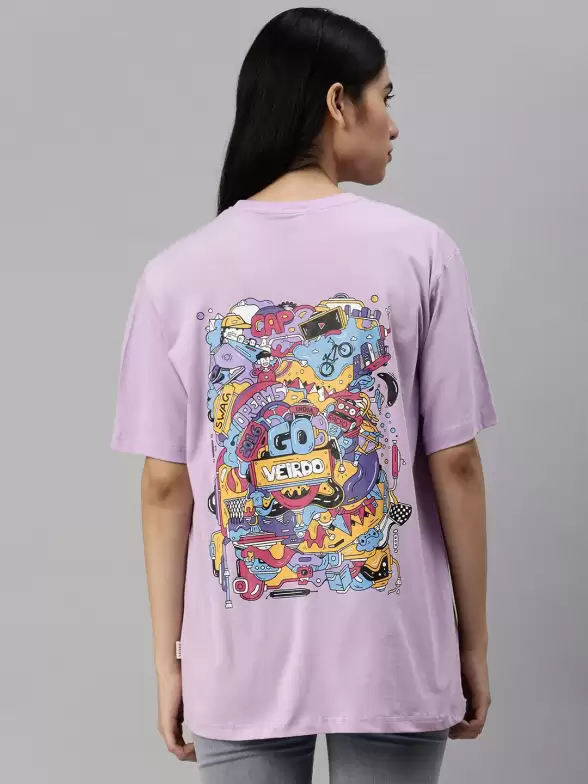 Women Printed Loose T-shirt - image 7