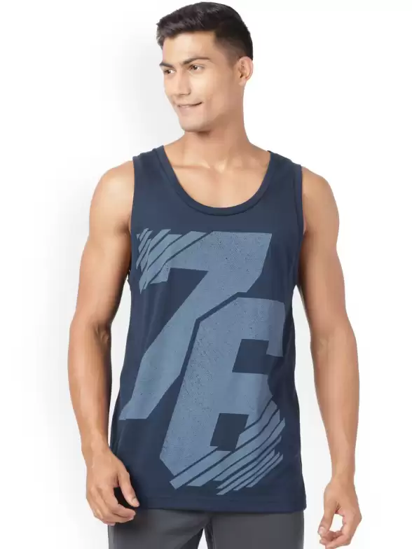 Men Printed Cotton Innerwear Vests - image 7