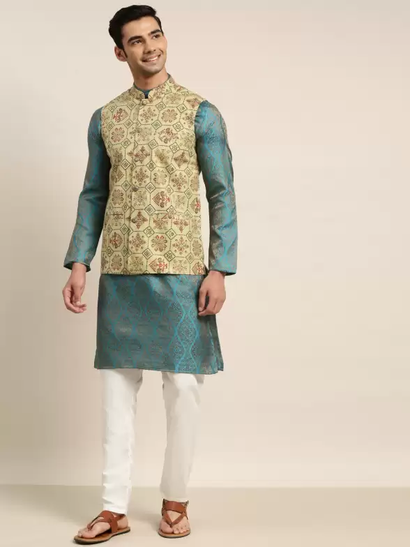 Men Kurta with Churidar - image 7