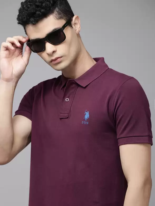 Men Cotton Slim Fit T-shirt - image 7