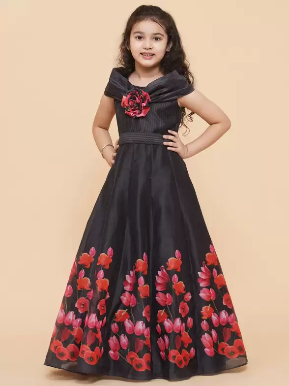 Floral Fit & Flared Maxi Dress - image 7