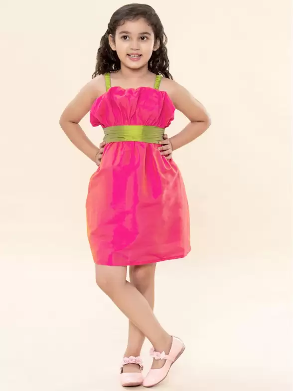 Girls Solid Dress - image 7
