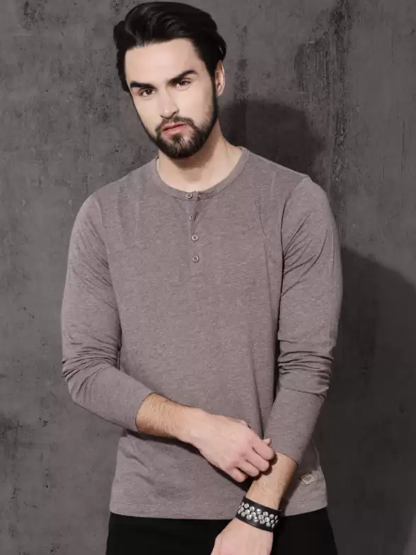 Henley Neck T-shirt - image 7