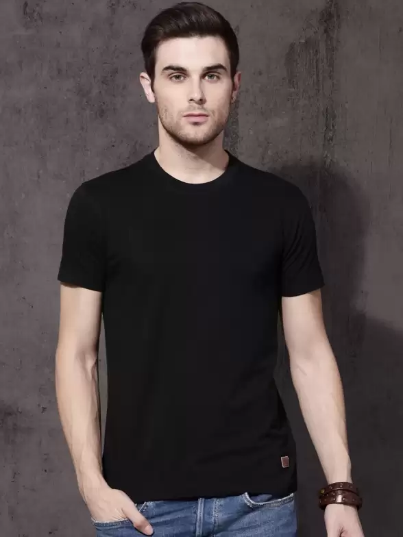Men Cotton Pure Cotton T-shirt - image 7
