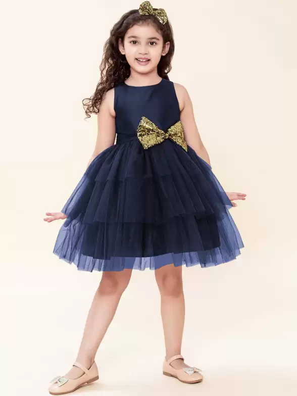 Embellished Net Dress - image 7