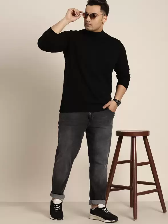 Men Plus Size Tapered Jeans - image 7