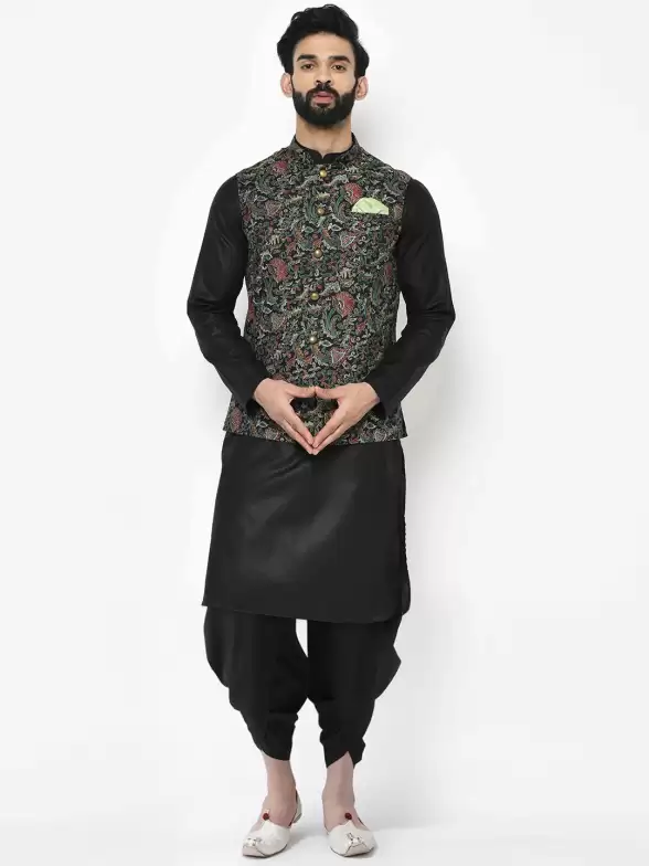 Men Kurta with Dhoti Pants - image 7