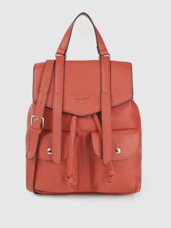 Women Solid Backpack - image 7