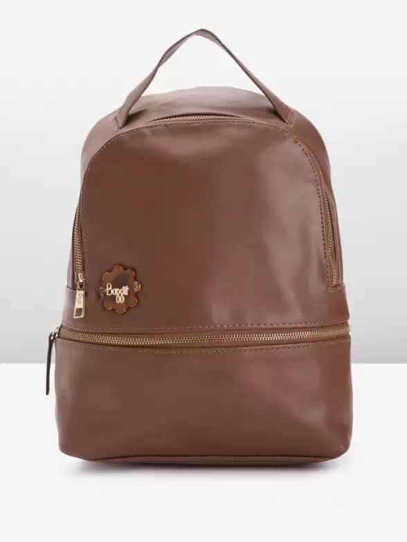 Women Solid Backpack - image 7