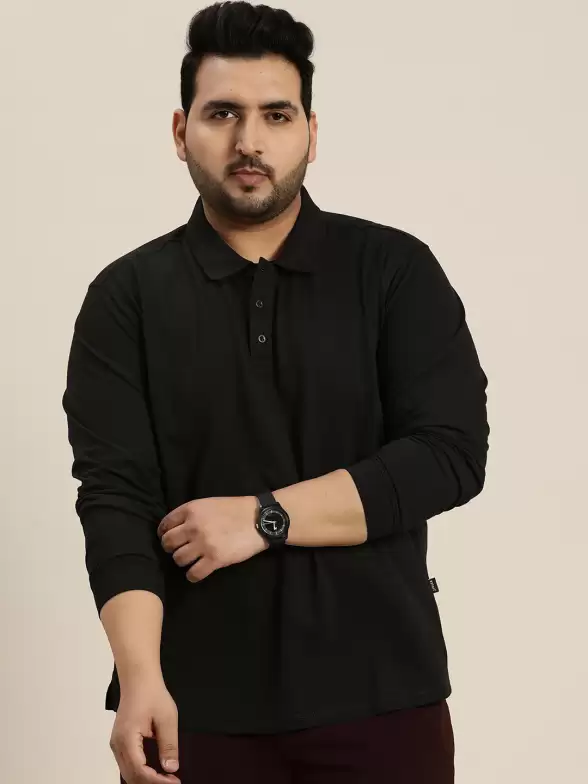 Plus Size Polo Collar T-shirt - image 7