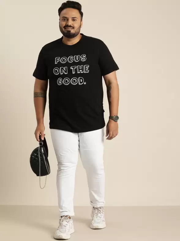 Men Plus Size Printed T-shirt - image 7