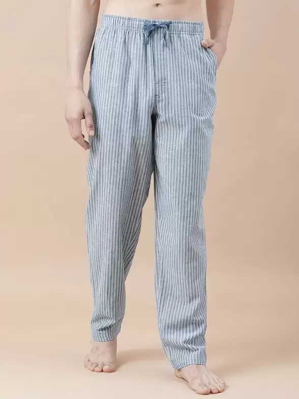 Men Striped Lounge Pants - image 7
