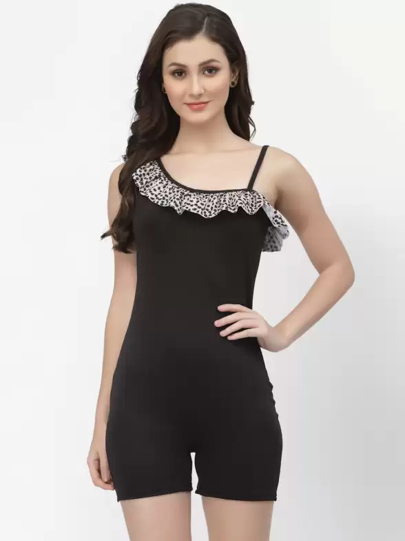 Women One Shoulder Pantsuit - image 7