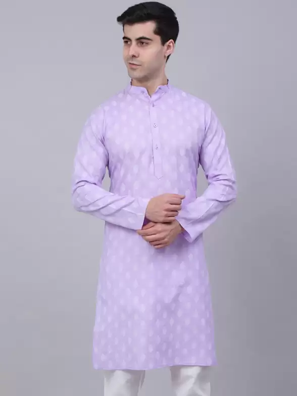 Men Printed Cotton Kurta - image 7