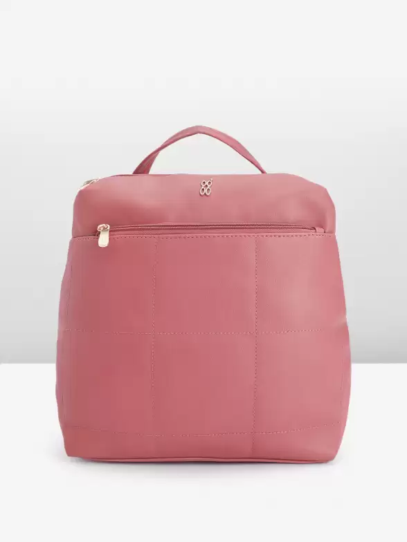 Women Solid Backpack - image 7