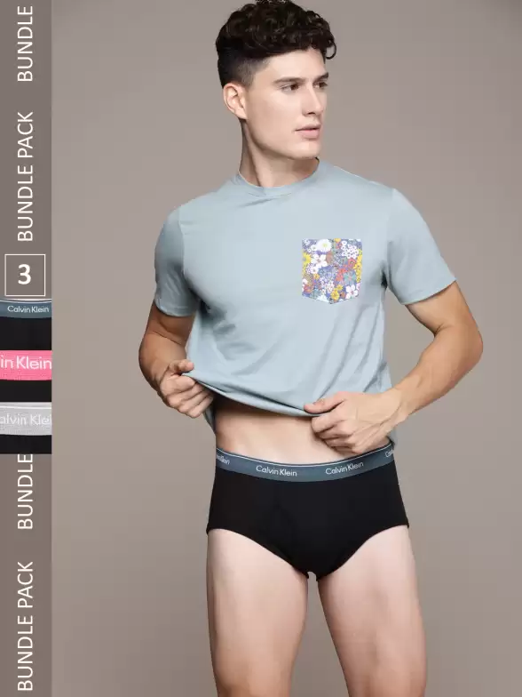 Men Pack Of 3 Cotton Briefs - image 7