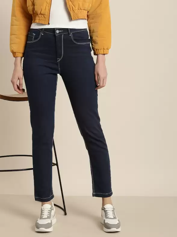 Women Slim Fit High-Rise Jeans - image 7