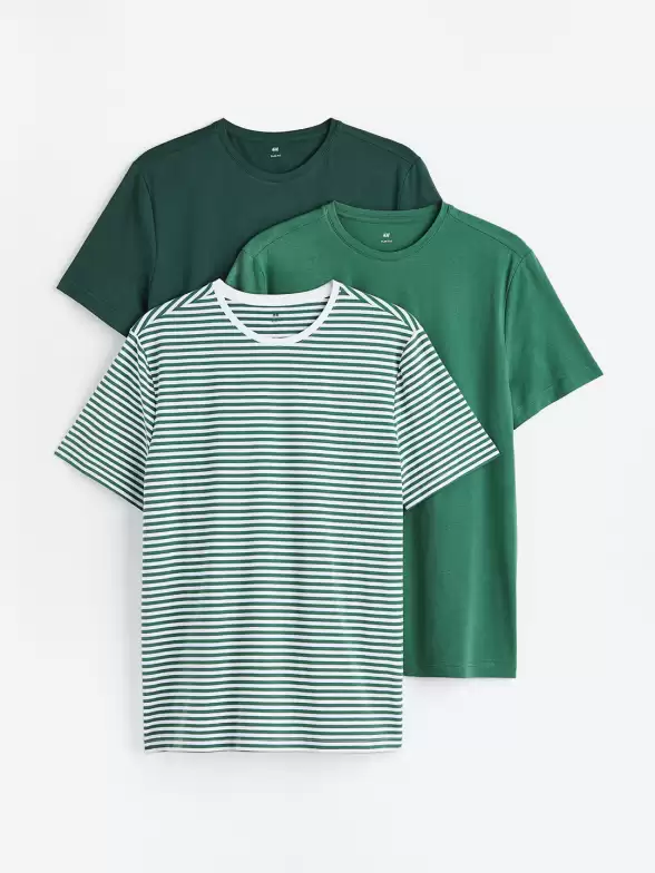 Men 3-Pack Slim Fit T-Shirts - image 7