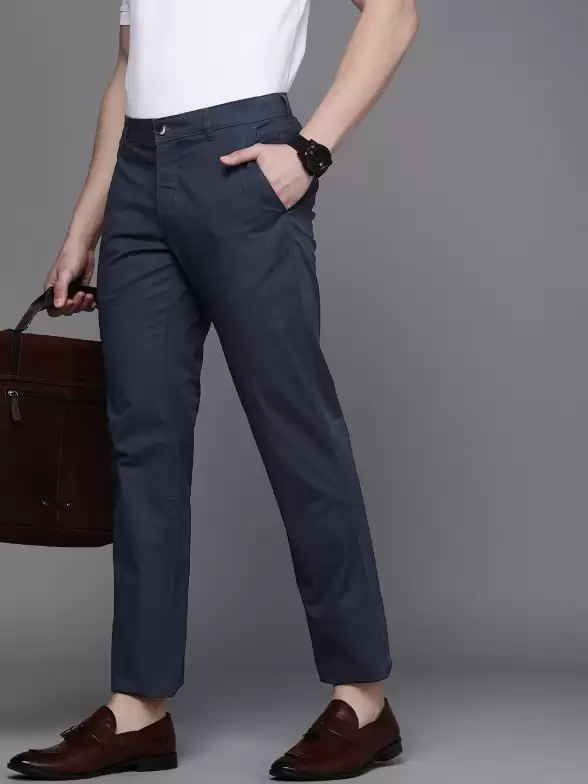 Men Slim Fit Chinos Trousers - image 7