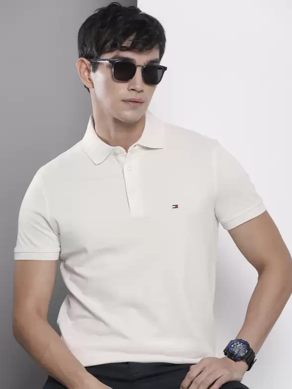 Polo Collar Slim Fit T-shirt - image 7