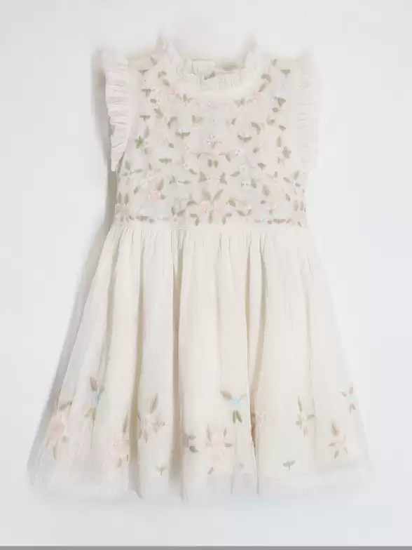 Girls Cotton Fit & Flare Dress - image 7