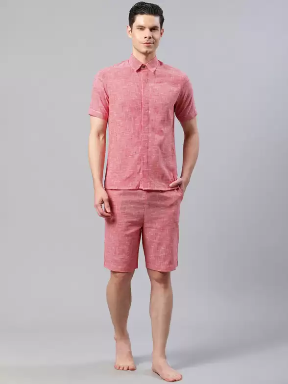 Men Shirt Collar Night suit - image 7