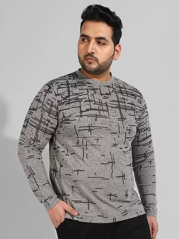 Men Plus Size Cotton T-shirt - image 7