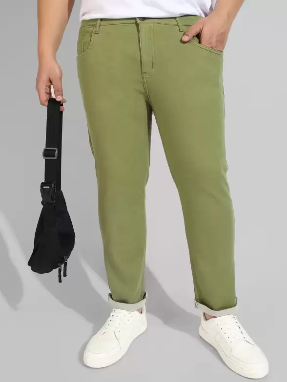 Men Plus Size Cotton  Jeans - image 7