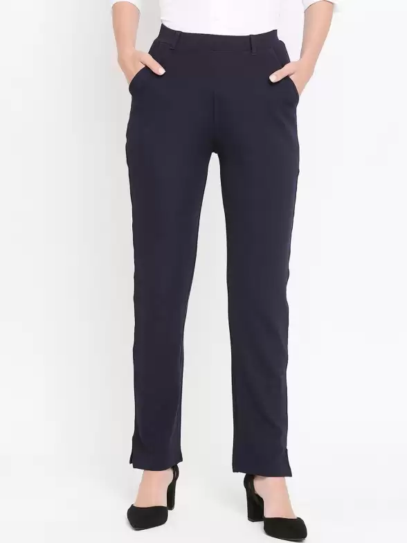 Women Cotton Formal Trousers - image 7
