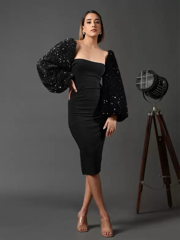 Women Full Sequined Sleeves - image 7