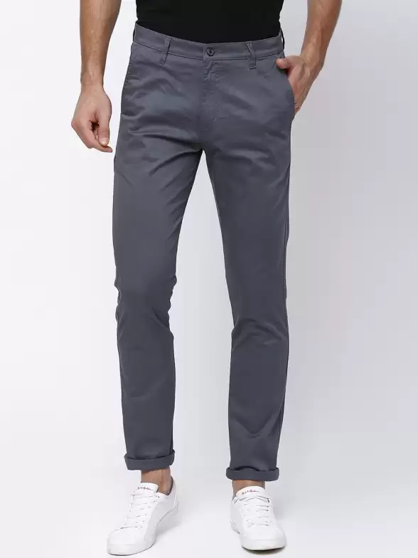 Men Slim Fit Trousers - image 7