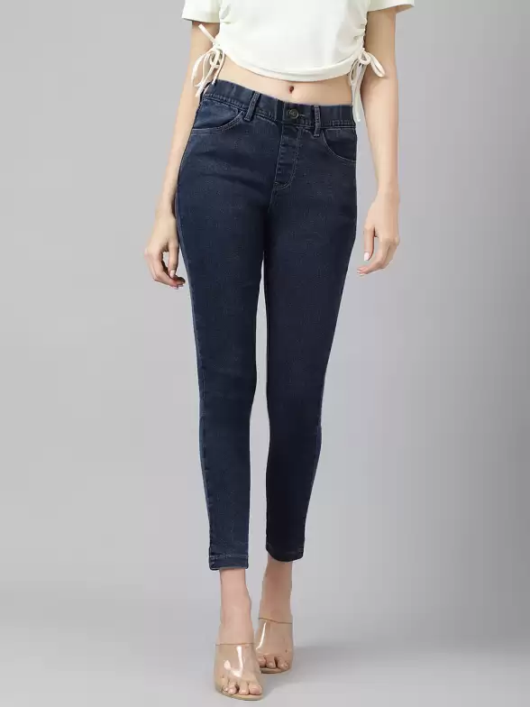 Women Slim Fit Mid Rise Jeans - image 7