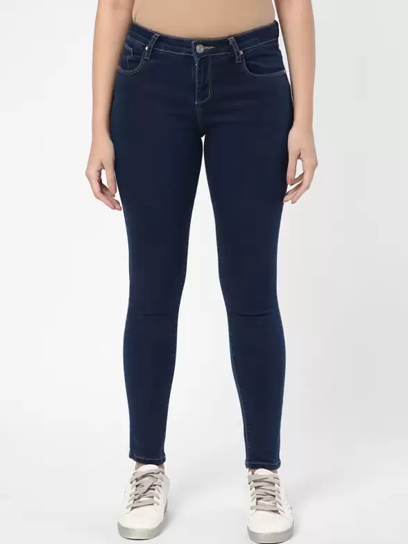 Women Skinny Fit Cotton Jeans - image 7