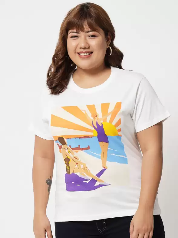 Plus Size Cotton T-shirt - image 7