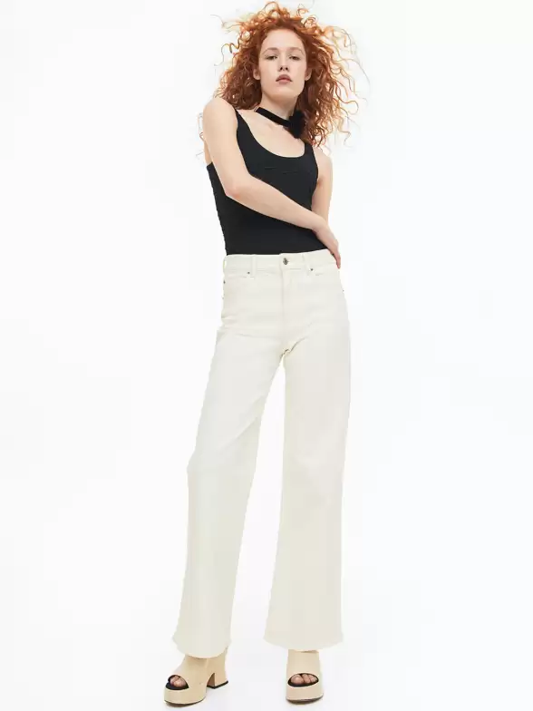 Women Wide High Jeans - image 7
