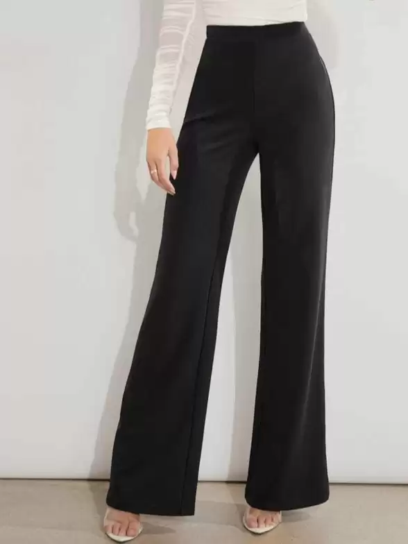 Women Straight Fit High-Rise Trousers - image 7